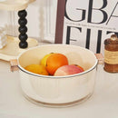 Beauté Plastic Colander with Handles and Transparent Bowl for Washing and Draining Vegetables