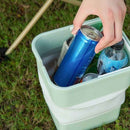 Reusable collapsible trash can with compact space-saving design | Cupindy