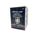 Solar Camping Lantern LED Metal Body With Hanging Handle For Outdoor And Emergency Use