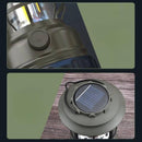 Solar Camping Lantern LED Metal Body With Hanging Handle For Outdoor And Emergency Use
