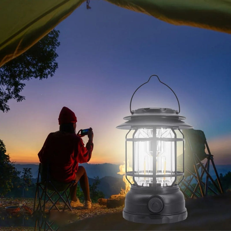 tent lantern Solar Camping Lantern LED – Metal Body Outdoor Light