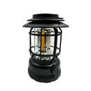 Solar Camping Lantern LED Metal Body With Hanging Handle For Outdoor And Emergency Use