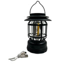 Solar Camping Lantern LED Metal Body With Hanging Handle For Outdoor And Emergency Use