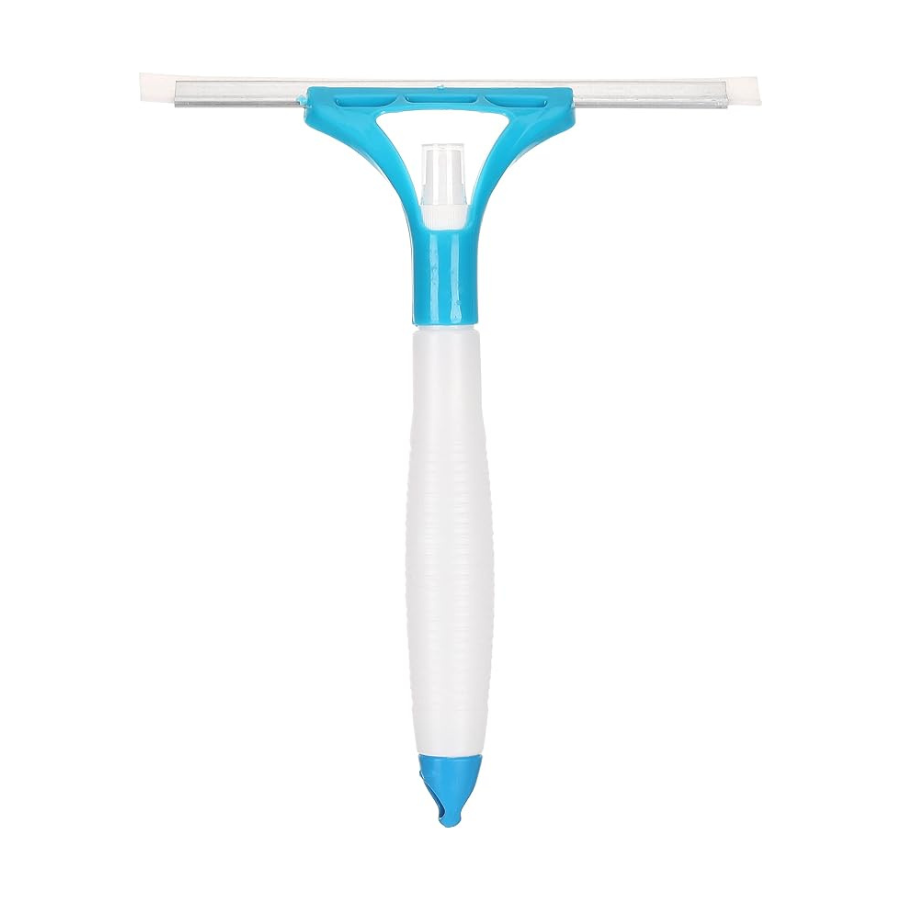 Compact windshield cleaner with built-in spray and silicone edge – Cupindy