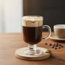 City Glass Premium Royal Glass Cups - 6-Piece Set, 120 ml, Ideal for Coffee and Hot Beverages