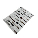 Colorful Coffee-Themed Table Mat Set of 6 - Waterproof, Non-Slip Dining Placemats, Easy to Clean, Multiple Designs