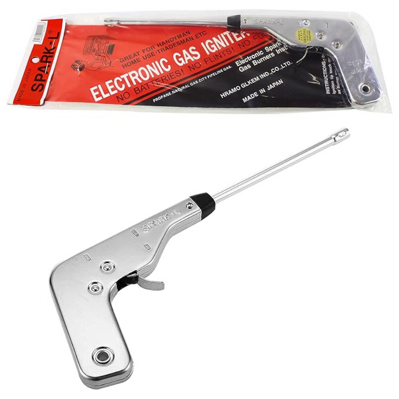 Long-Handled Gas Stove Lighter - Durable Stainless Steel Design, Safe & Easy to Use