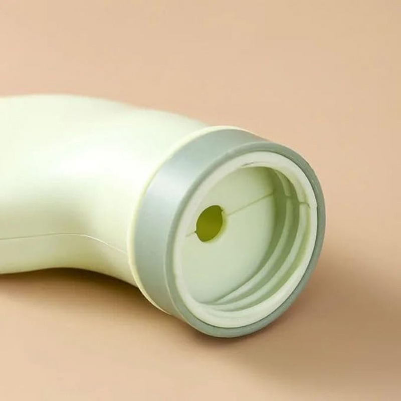 Bottle-Top Cleaning Brush With Soap Dispenser Attachment For Easy Scrubbing And Stain Removal