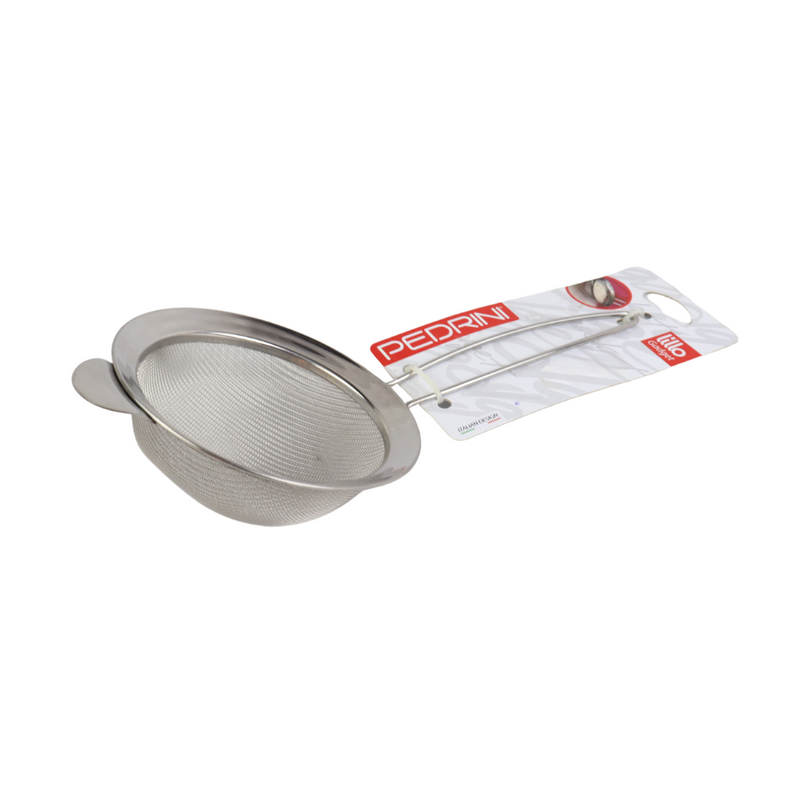 Pedrini Stainless Steel Fine Mesh Strainer With Ergonomic Handle - 12.5 cm Width