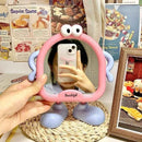 Cute Cartoon Standing Mirror – Adorable Makeup & Desk Mirror for Kids, Teens & Home Decor