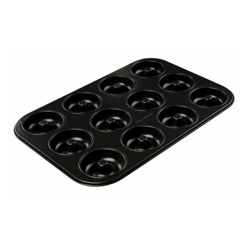 Dr. Oetker Non-Stick 12-Cavity Donut Pan for Homemade Baking
