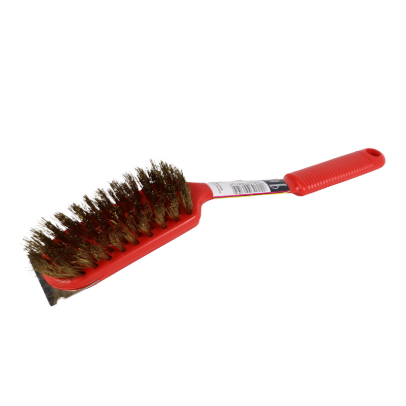 Haug Bürsten Heavy-Duty Grill and BBQ Cleaning Brush - Durable Wire Bristles and Scraper