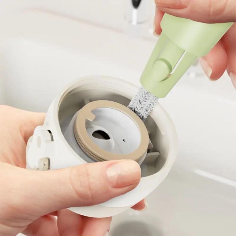 Compact glass cleaner with long handle sponge – Cupindy