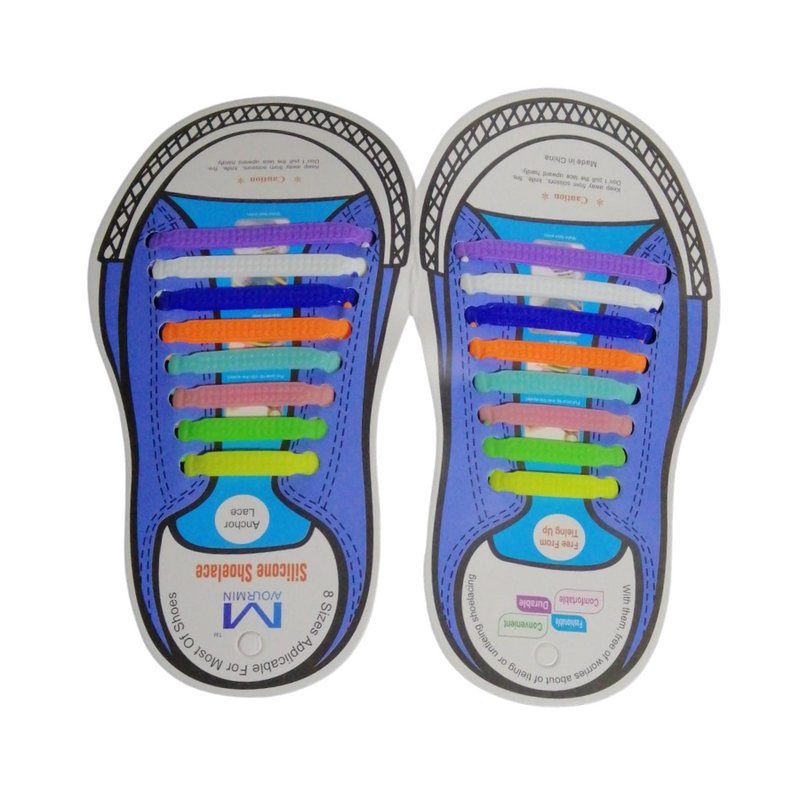 Elastic Silicone Shoelaces For Sneakers - Easy To Use, Waterproof, And No-Tie Design