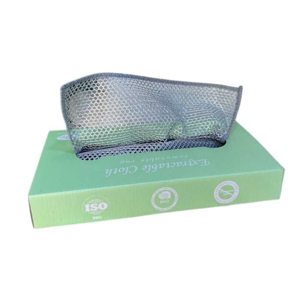 Reusable stainless steel cleaning cloths 10-piece set for kitchen use | Cupindy