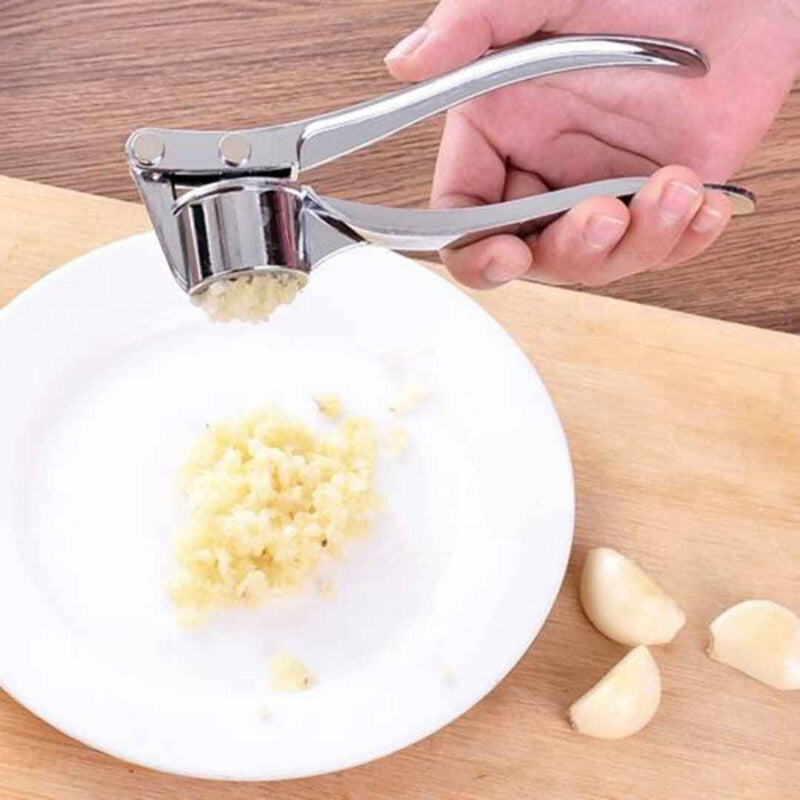 Heavy-duty garlic press tool for quick and clean garlic prep | Cupindy