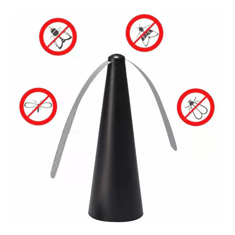 Portable Fan Fly Repeller For Outdoor And Indoor Use - Safe, Silent, And Chemical-Free Solution
