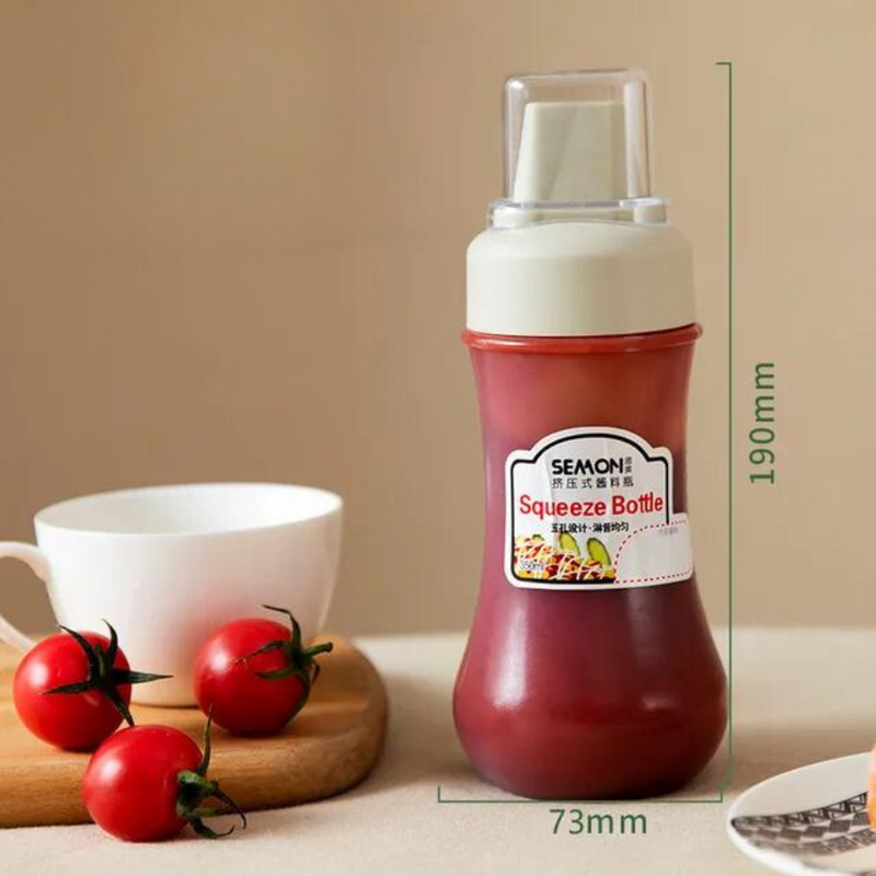 Durable plastic squeeze bottle for condiments and sauces – Cupindy