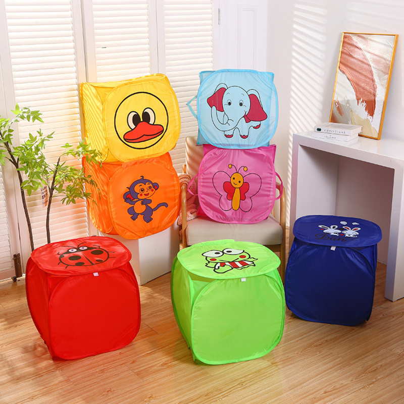 Lightweight laundry bin with animal print for bedroom – Cupindy