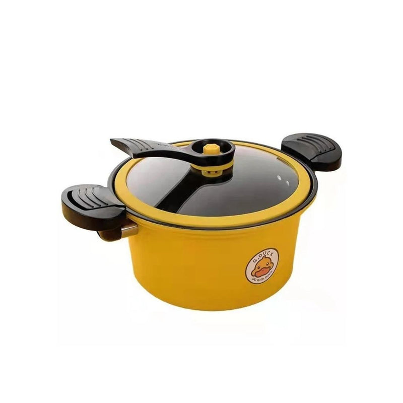 G.Duck Kids 22CM Cooking Pot With Lid – Non-Stick Pressure-Free Design For Easy Meals