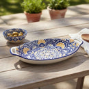 Generic Oval Porcelain Serving Dish 30.5cm With Handles For Baking, Serving & Table Presentation