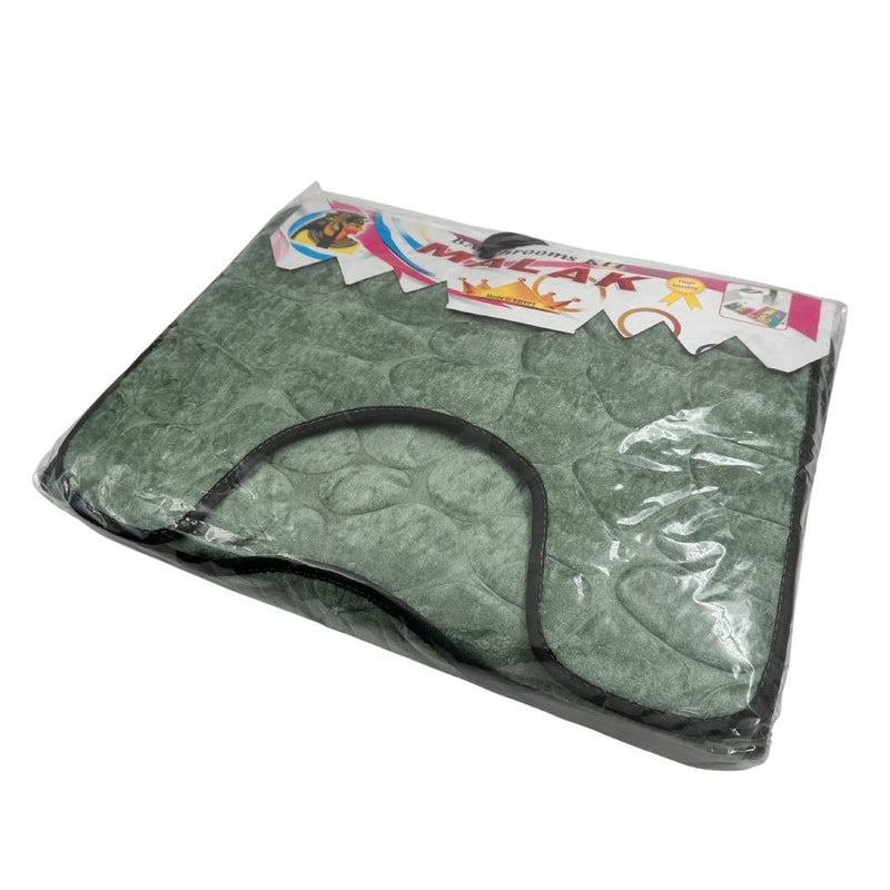 3-Piece Bathroom Mat Set With Toilet Cover and Pedestal Rug – Non-Slip Soft Microfiber Design