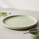 Green Porcelain Serving Plate 27 cm For Elegant Dining, Daily Meals & Modern Table Styling