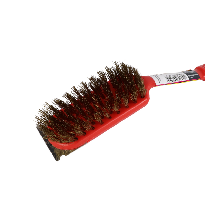 Haug Bürsten Heavy-Duty Grill and BBQ Cleaning Brush - Durable Wire Bristles and Scraper