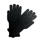 Heat Resistant BBQ Gloves 34x15.5cm With Non-Slip Silicone Grip – Aramid Fiber & Cotton Lining For Safe Cooking