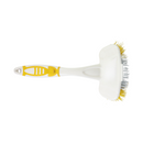 فرشاة تنظيف قوية بشعيرات ثنائية اللون ومقبض مريح للاستخدام المتعدد