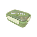 Divided Stainless Steel Lunch Box - Thermal Bento Box for School & Kids with Spoon