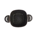 Saflon Black Granite Cooking Pot - Non-Stick Casserole with Lid