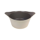 Neoflam 24cm Ceramic Casserole Pot - Non-Stick Cooking Pot with Lid, Beige