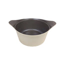 Neoflam 22cm Ceramic Cooking Pot - Non-Stick Casserole with Lid, Beige
