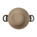 Cookin Aboud Large Granite Coated Cooking Pot With Glass Cover For Family Home Cooking