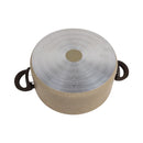 Cookin Aboud Large Granite Coated Cooking Pot With Glass Cover For Family Home Cooking