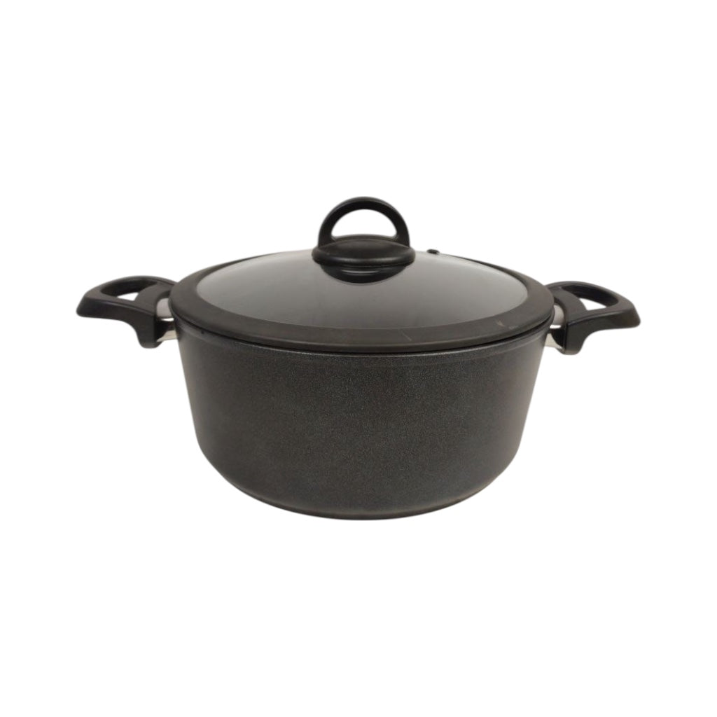Granite Cooking Pot – Cookin Aboud Large With Glass Lid | Cupindy