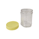 Sunpet Mini Plastic Food Storage Jar For Kitchen Organization With Secure Screw Lid