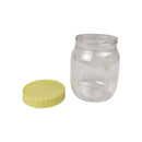 Sunpet Medium Plastic Food Storage Jar For Kitchen Organization With Secure Screw Lid