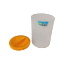 Unbranded BPA Free Plastic Storage Cup Medium With Lid PP5 1.2L For Kitchen Use