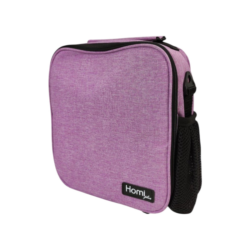 Homi 5.5L Insulated Lunch Bag - Thermal Cooler Box with Shoulder Strap - Purple