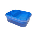 M Design Divided Lunch Box PP5 Plastic 2100ml Large Capacity For School Work And Daily Use