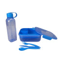 M Design Lunch Box And Water Bottle Set PP5 Plastic 2100ml & 800ml For Daily Use
