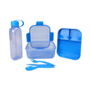 M Design Lunch Box And Water Bottle Set PP5 Plastic 2100ml & 800ml For Daily Use