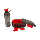 M Design Lunch Box And Water Bottle Set PP5 Plastic 2100ml & 800ml Leak Resistant