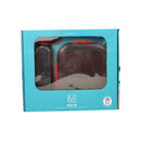 M Design Lunch Box And Water Bottle Set PP5 Plastic 2100ml & 800ml Leak Resistant