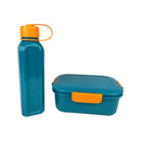 M Design Lunch Box And Water Bottle Set PP5 Plastic 2100ml & 800ml For School Work