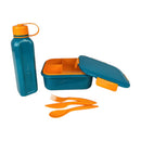 M Design Lunch Box And Water Bottle Set PP5 Plastic 2100ml & 800ml For School Work