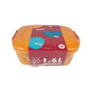 M Design Lunch Box PP5 Plastic 1600ml With Internal Divider For School Work And Daily Meals