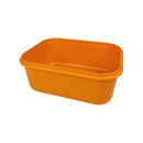 M Design Lunch Box PP5 Plastic 1600ml With Internal Divider For School Work And Daily Meals